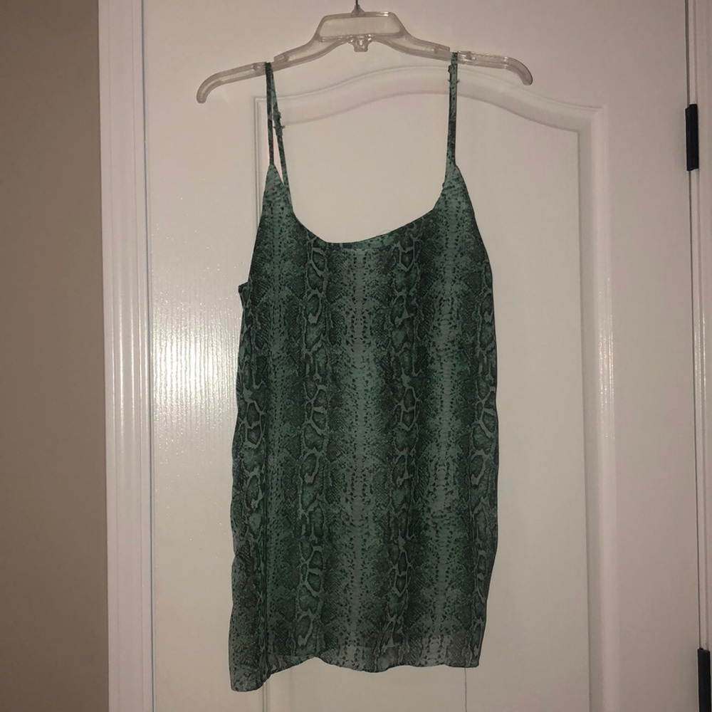 Show Me Your Mumu Tank/Tunic snakeskin size M